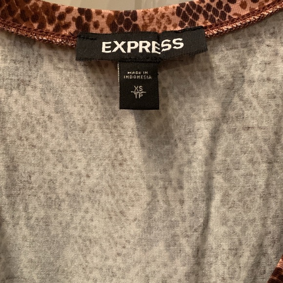 EXPRESS Snakeskin Print Tank Top XS - Picture 2 of 6